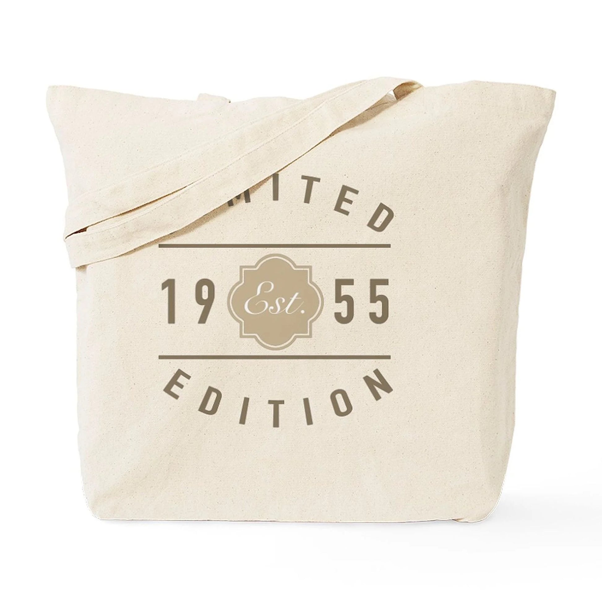 - 1955 Limited Edition Tote Bag - Natural Canvas Tote Bag, Cloth Shopping Bag