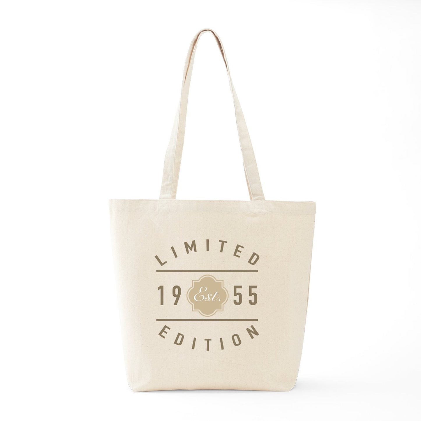 - 1955 Limited Edition Tote Bag - Natural Canvas Tote Bag, Cloth Shopping Bag