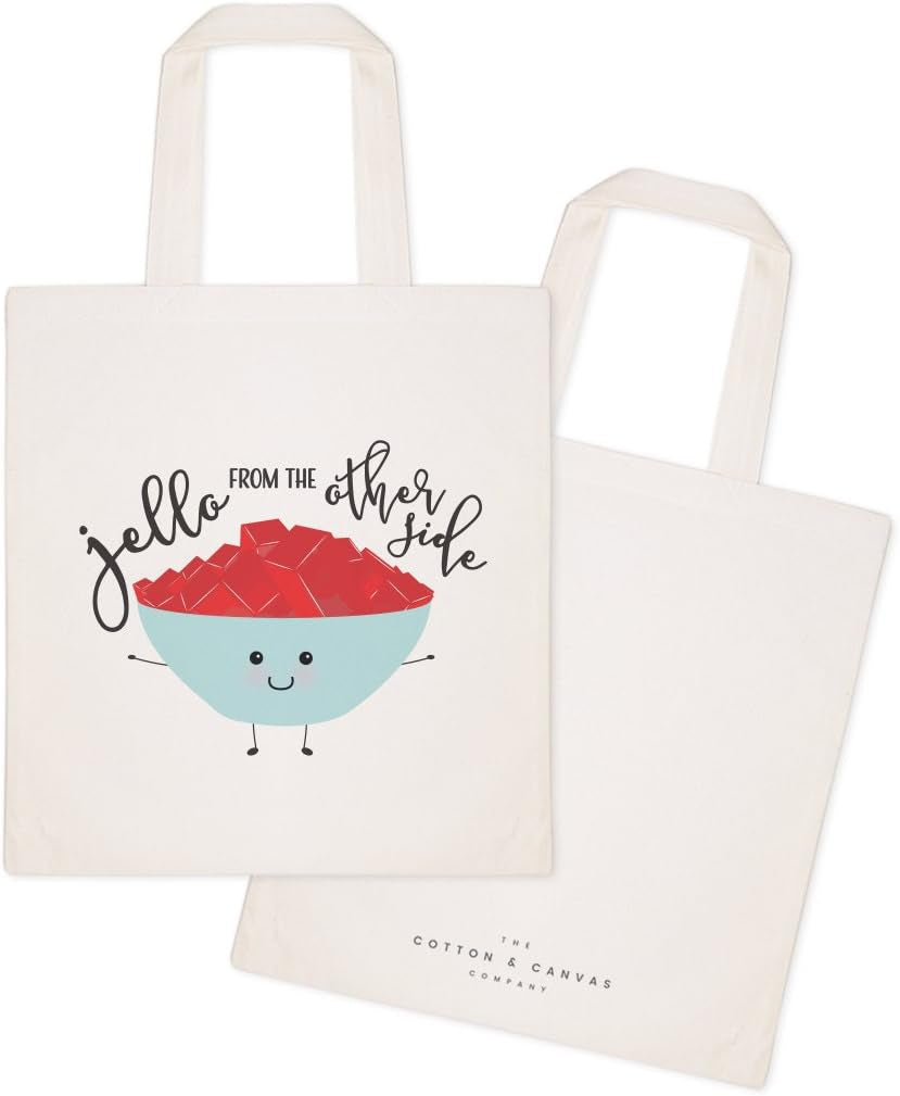 Food Pun Reusable Grocery Bag and Farmers Market Tote Bag