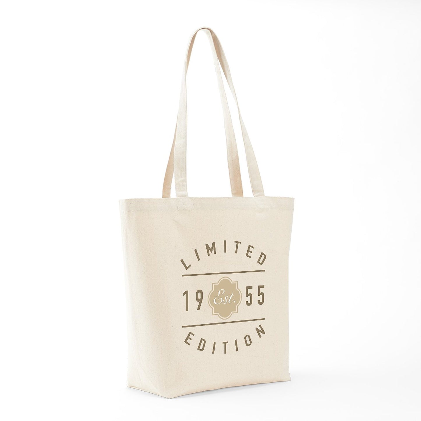 - 1955 Limited Edition Tote Bag - Natural Canvas Tote Bag, Cloth Shopping Bag